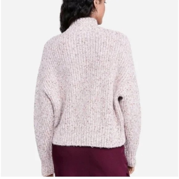 EXPRESS Chunky Cable Knit Marled Sweater - Picture 2 of 6